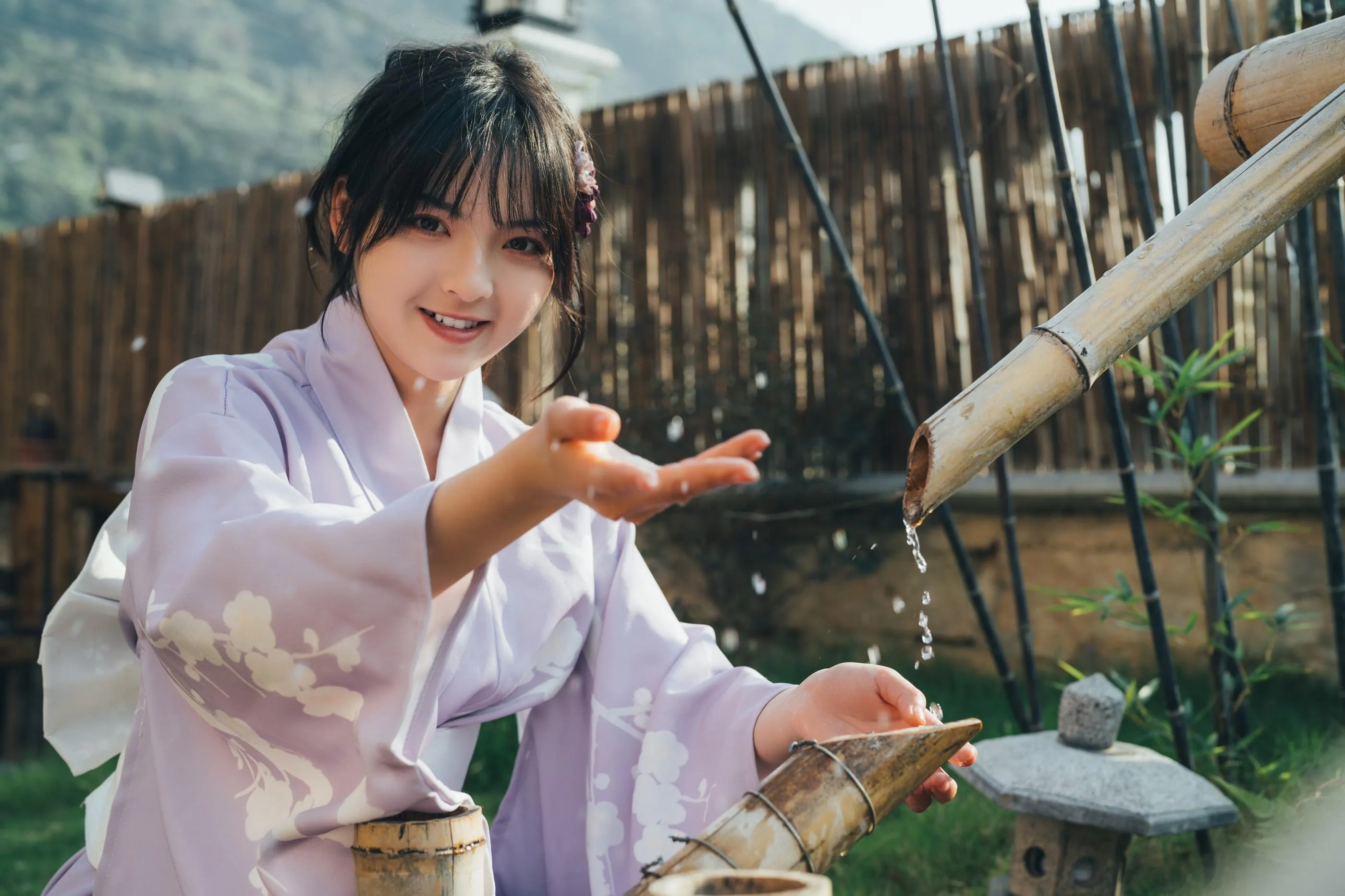 [YITUYU艺图语]2022.02.09 和风物语，日式庭院里的少女写真 dudu [56P]插图1